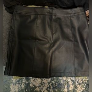Pleather skirt